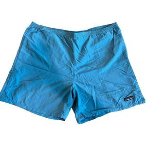 Patagonia Men's Blue Elastic Waistband Pull On Baggies Longs Shorts 7" Size XXL